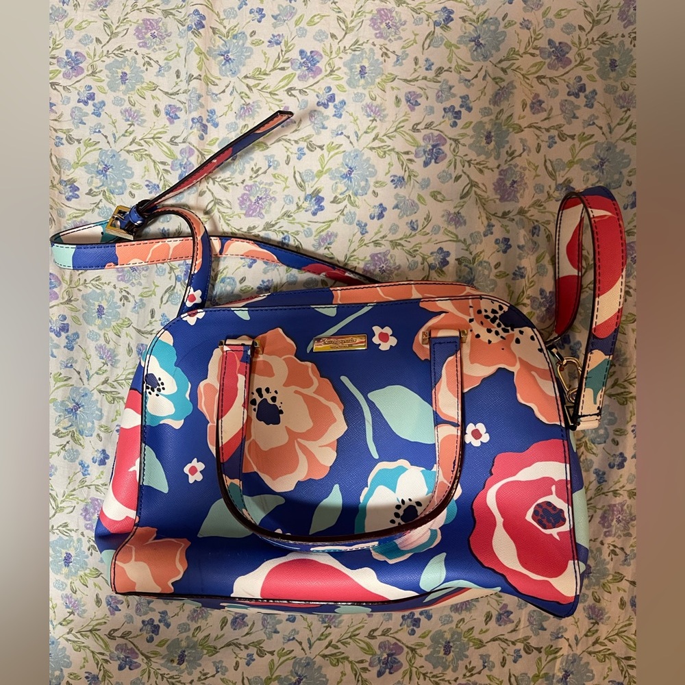 Kate Spade Floral Crossbody (SEE PICS)